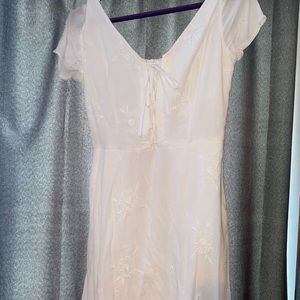 White Hollister mini dress size small.